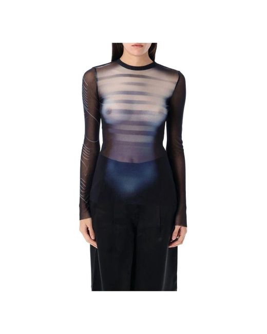 Jean Paul Gaultier Black Long Sleeve Tops