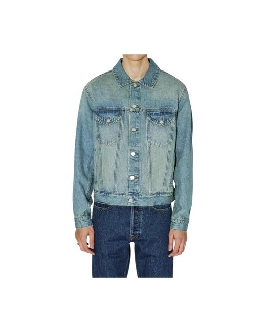 Dr. Denim Joey Trucker Jacket in het Blue voor heren