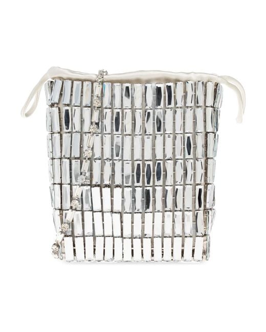 Mini Bags di Self-Portrait in White