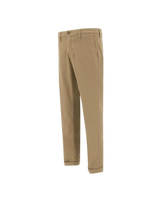 Re-hash Natural Straight Trousers for men