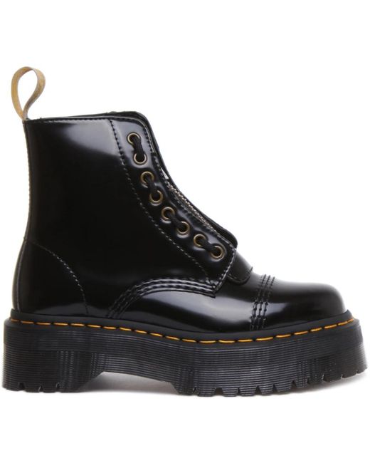 Dr. Martens Vegan Sinclair Platform Laarzen in het Black