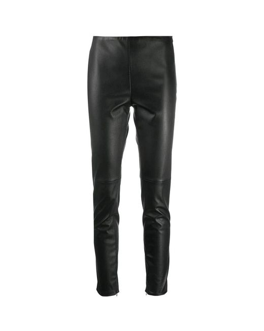 Ralph Lauren Black Leather Trousers