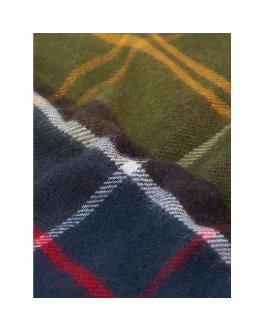 Barbour Blue Winter Scarves