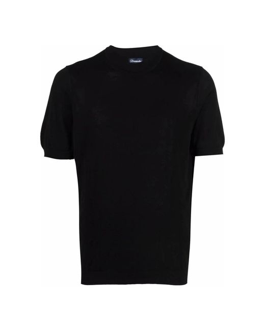 Tops > t-shirts Drumohr pour homme en coloris Black