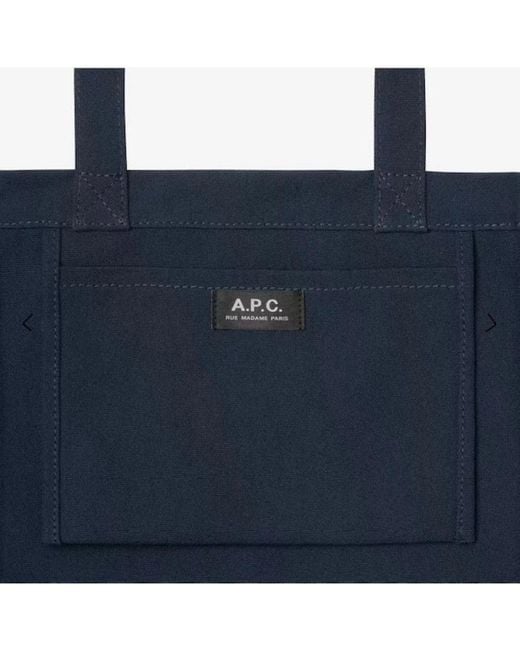 A.P.C. Blue Shopping Bags