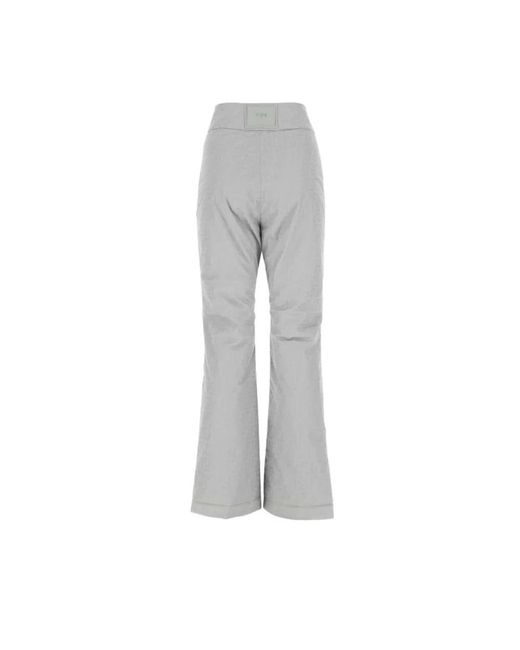 Fendi Gray Wide Trousers