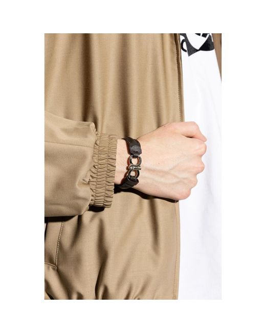 Bracelets Ferragamo de hombre de color Black