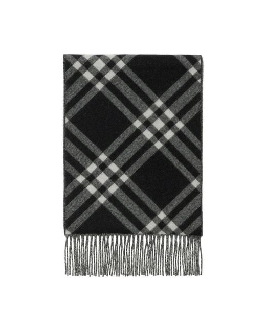 Winter Scarves Burberry de hombre de color Black
