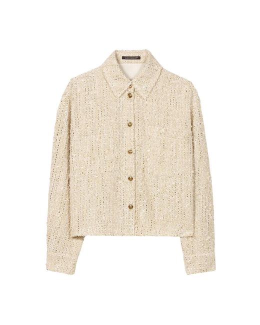 Luisa Cerano Natural Tweed Jackets