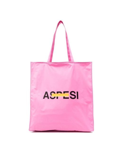 Tote Bags di Aspesi in Pink