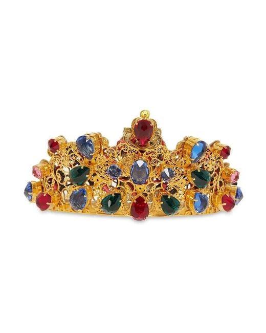 Dolce & Gabbana Metallic Metal Crown