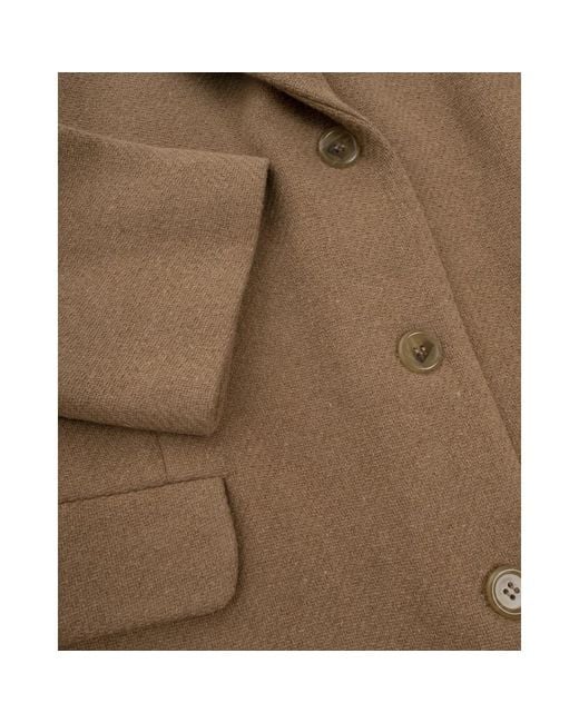 Ottod'Ame Brown Single-Breasted Coats