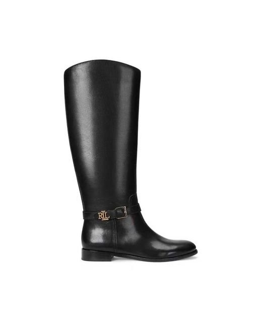 Ralph Lauren Black Hohe stiefel brooke