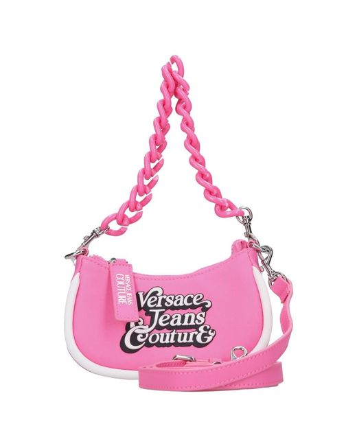 Versace Jeans Couture Pink Shoulder Bags