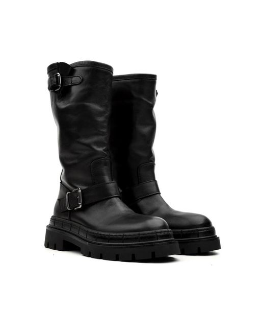 Zoe Black High Boots
