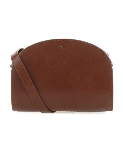 A.P.C. Brown Umhängetaschen