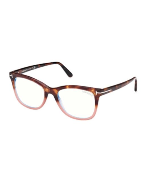 Glasses di Tom Ford in Brown