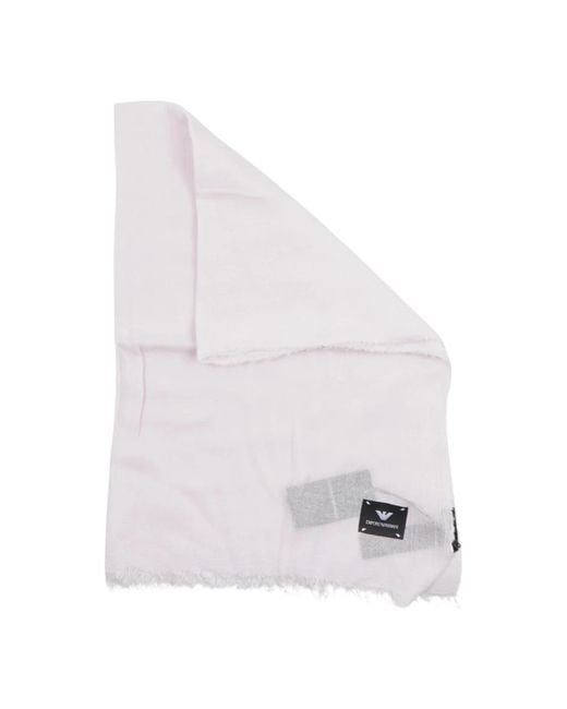 Emporio Armani White Scarves