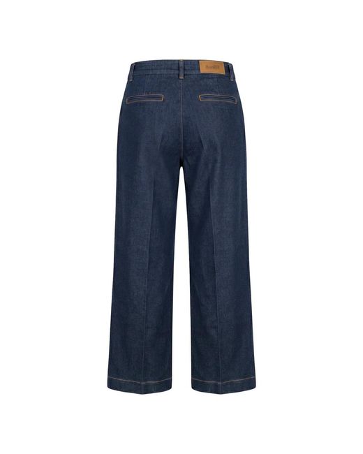 Moorer Blue Wide Jeans