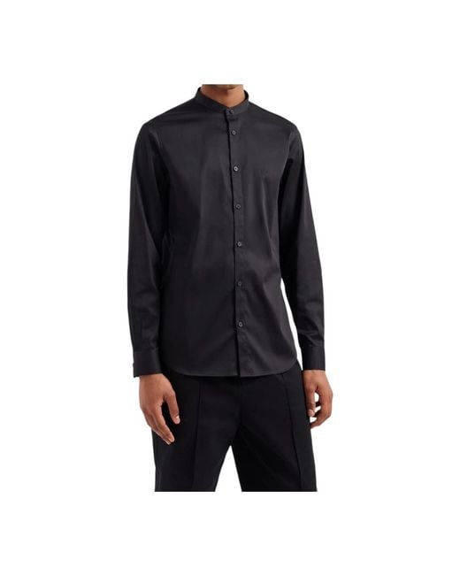 ARMANI EXCHANGE Black Casual Shirts for men