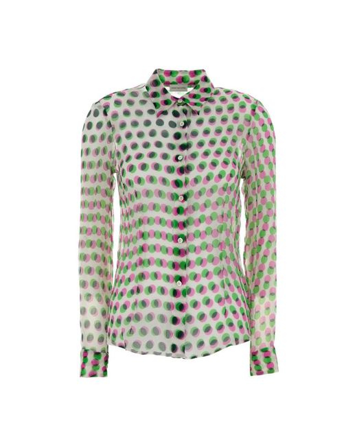 Dries Van Noten Cloudy Shirt in het Gray