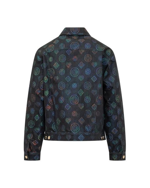 Casablanca Blue Denim Jackets for men