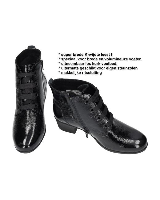 SOLIDUS Black Kerry Schnürstiefel
