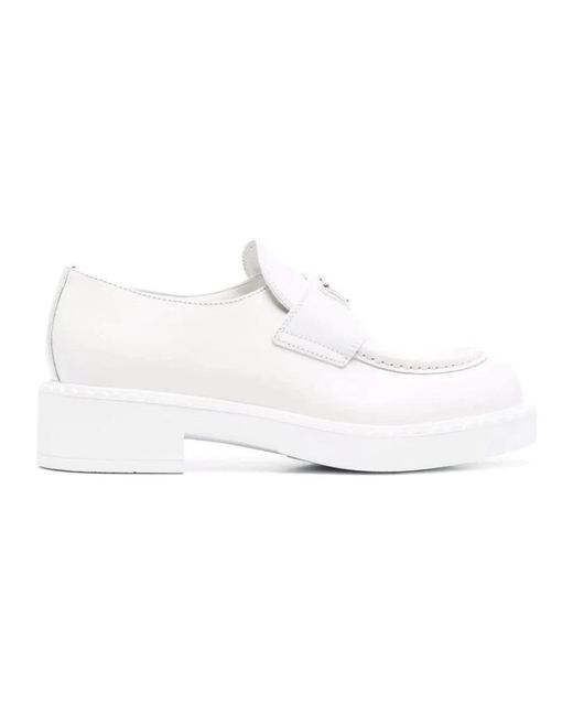 Prada White Loafers for men