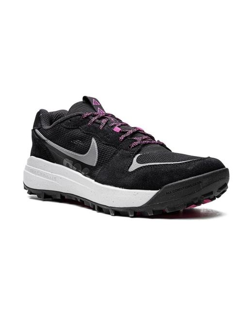 Nike Black Lowcate Sneakers in /Grau Farbe