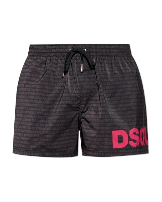 DSquared² Black Beachwear for men