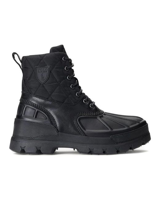 Polo Ralph Lauren Black Winter Boots for men