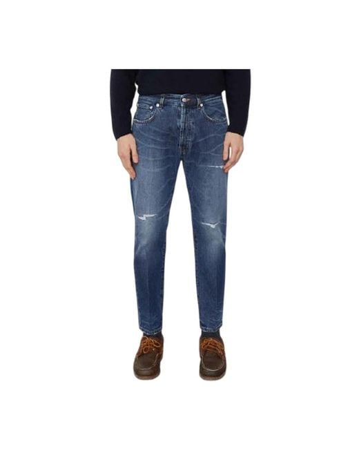 People Blue Slim-Fit Jeans for men