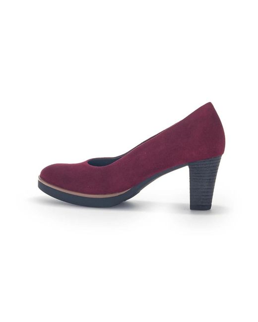Gabor Purple Pumps