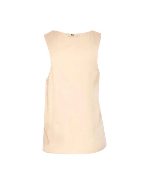 Sleeveless Tops Liu Jo de color Natural