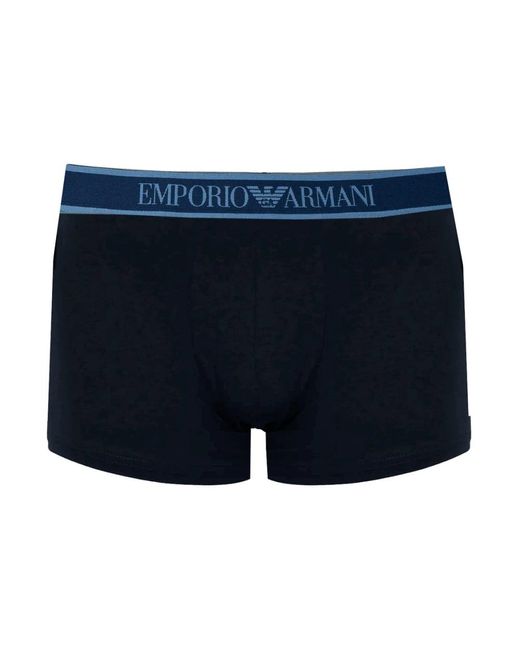 Emporio Armani 3er-pack boxershorts stilvolles komfort-set in Blue für Herren