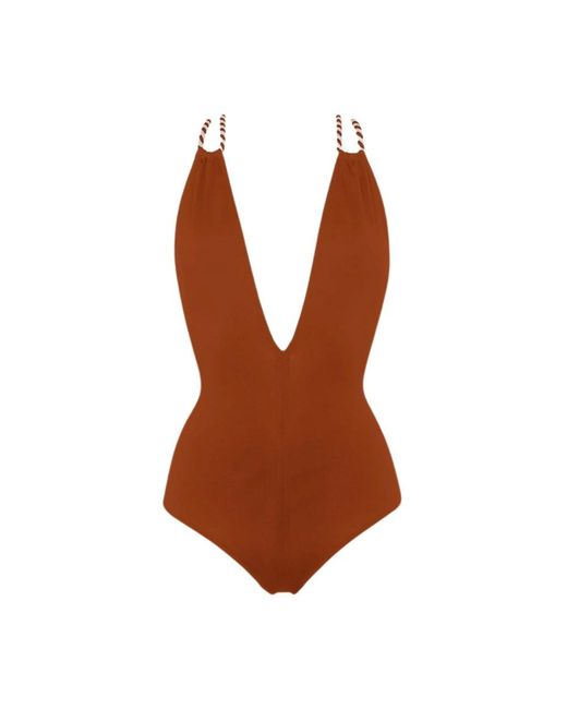 One-Piece Eres en coloris Brown