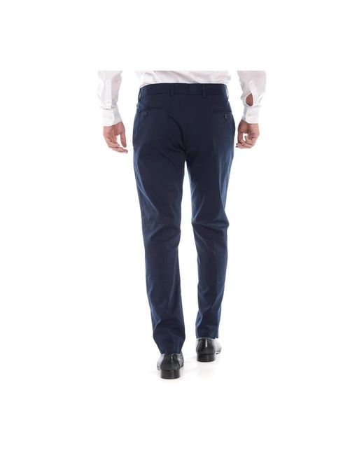Daniele Alessandrini Blue Suit Trousers for men