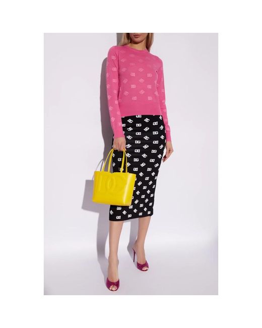 Dolce & Gabbana Black Midi Skirts