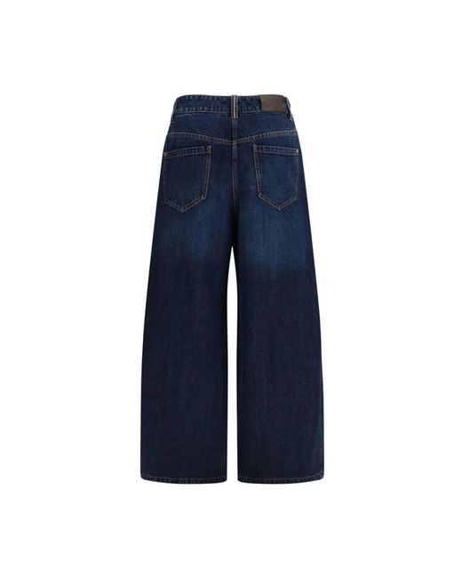 Brunello Cucinelli Blue Wide Jeans