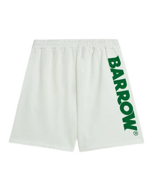 Barrow Korte Broeken ,Wit ,Katoen 412 Cocco Sweatshorts in het White voor heren