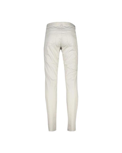 Brax Weiße denim jeans in Gray für Herren