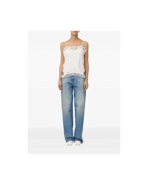 MM6 by Maison Margiela Pink Sleeveless Tops