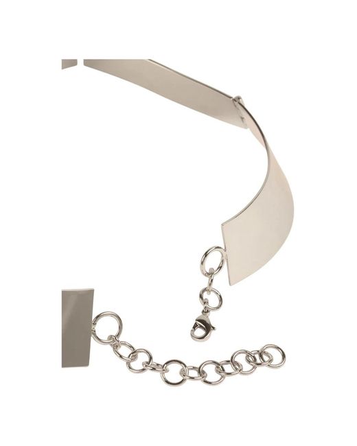 Erika Cavallini Semi Couture Metallic Necklaces