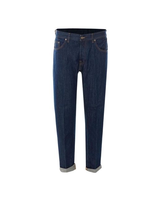 Dondup Blue Straight Fit Jeans for men