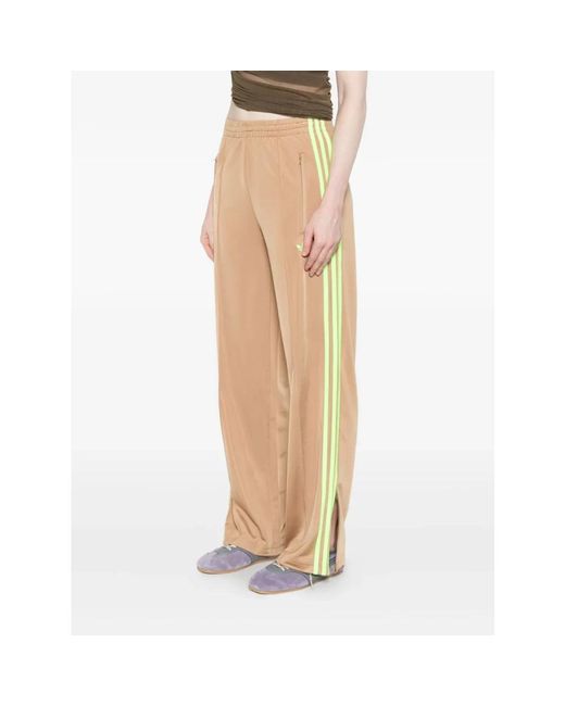 Adidas Firebird Cardboard Signature Track Pants in het Natural