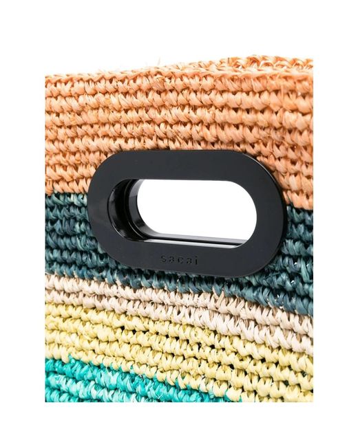Sacai Green Handbags