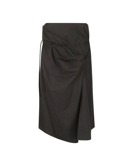 Lemaire Black Midi Skirts