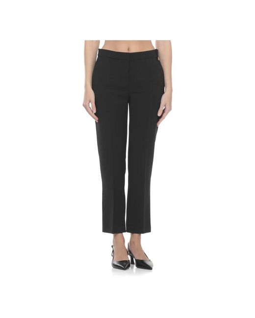 Elisabetta Franchi Gray Cropped Trousers