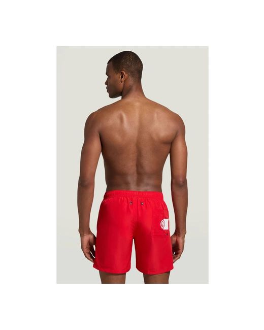 Bikkembergs Red Beachwear for men