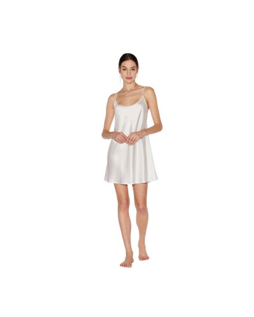 Short Dresses La Perla de color White